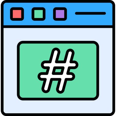 Web simgesi tasarımı vektör illüstrasyonu