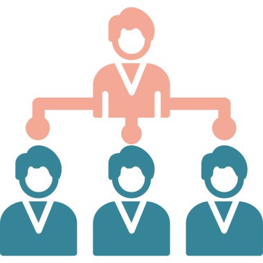 iş lideri simgesi ana hatlarını doldurdu