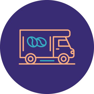 Yemek. Web simgesi basit illüstrasyon