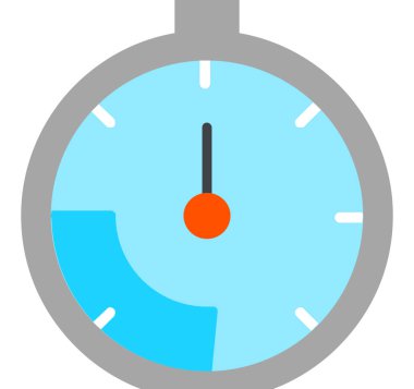 Alarm saat vektör simgesi