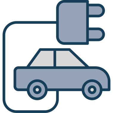 araç şarj istasyonu simgesi