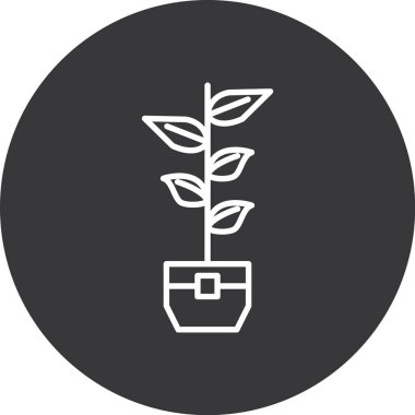 Esrar. Web simgesi basit illüstrasyon