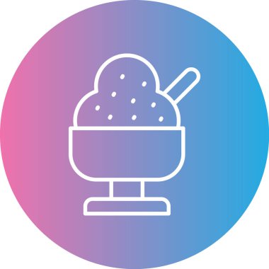 Gıda simgesinin vektör illüstrasyonu