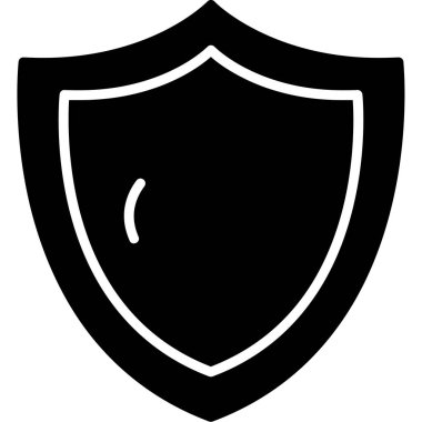 kalkan ikon vektör illüstrasyonu