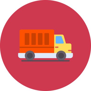 kargo teslim vektör simgesi