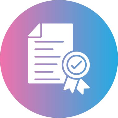 Belge. Web simgesi basit illüstrasyon