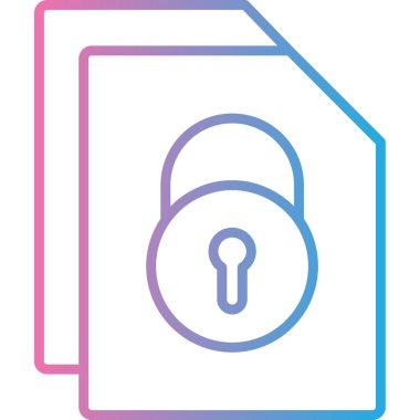 Dosya. Web simgesi basit illüstrasyon