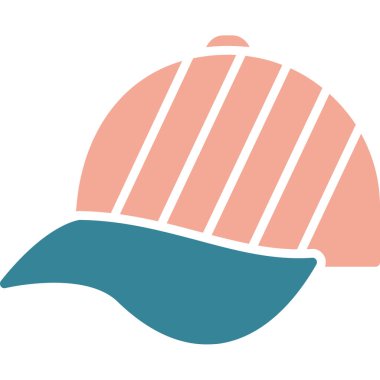 Tek bir izole şapkanın vektör çizimi