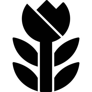 Bitki. Web simgesi basit illüstrasyon