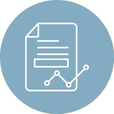 Dosya simgesinin vektör illüstrasyonu