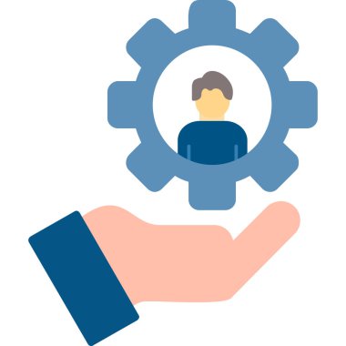 Takım & çalışanı için iş yönetimi dairesi simgesi