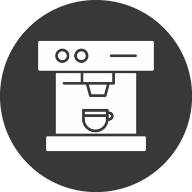 Kahve makinesi. Web simgesi