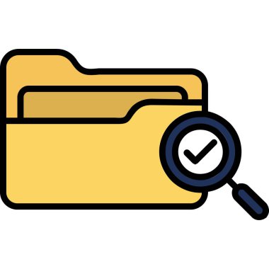 Büyüteç simgesi ve vektör tasarımı ile işaretle