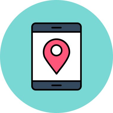 gps konum simgesi - taslak biçimi