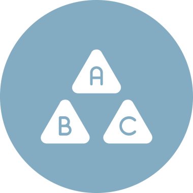 Modern b 'nin vektör illüstrasyonu eksik simgesi