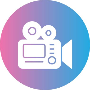 video vektör simgesi modern basit tasarım