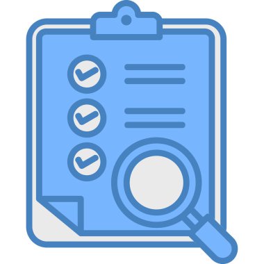 Belge. Web simgesi basit illüstrasyon