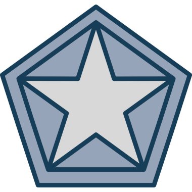 Yıldız. Web simgesi basit illüstrasyon