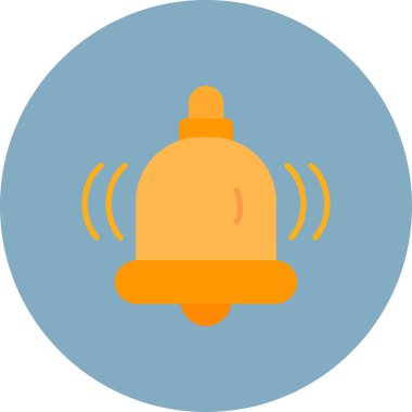 Zil. Web simgesi basit illüstrasyon