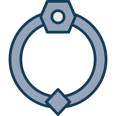 Elmas simgesi vektör illüstrasyonu