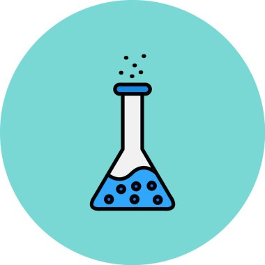 Bir matara simgesinin vektör illüstrasyonu