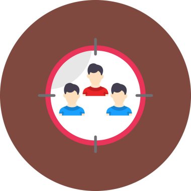 İş vektör simgesi. Düz simge. eps