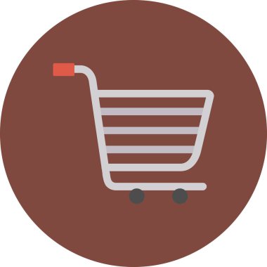 vektör alışveriş tramvayı simgesi