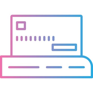 Kredi Kart Simgesi Vektör Ana Hattı ResmiComment