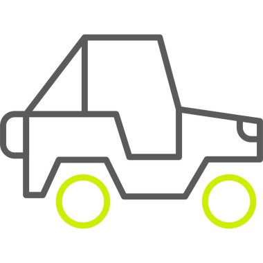 yeşil Araba vektör simgesi