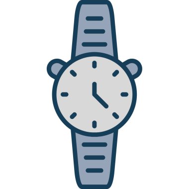 saat vektör simgesi, modern biçim