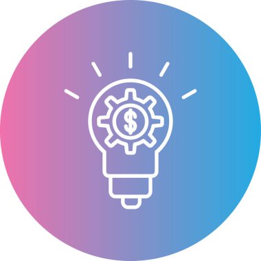 ampul simgesi vektör illüstrasyonu