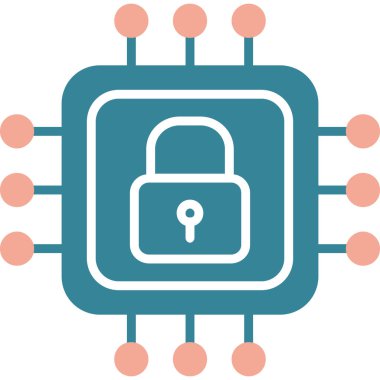 ikon vektör illüstrasyonunu kilitle