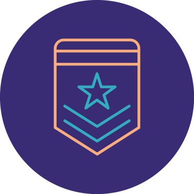 Bir simgenin vektör illüstrasyonu