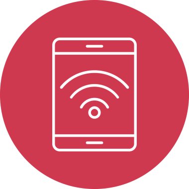 Akıllı telefon. Web simgesi basit illüstrasyon