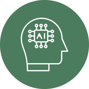 Yapay zeka robot simgesi