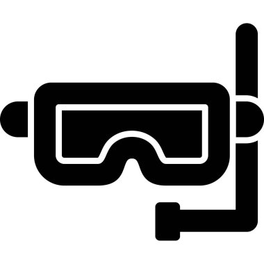 Gözlük. Web simgesi basit illüstrasyon