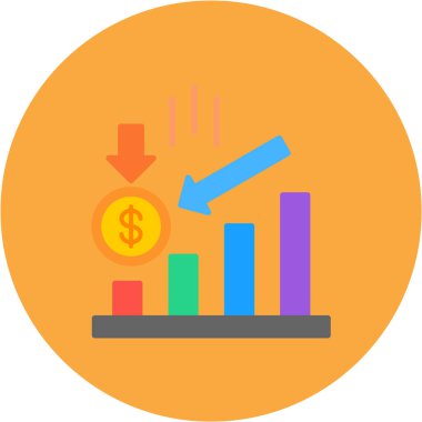 İş grafiği vektör illüstrasyonu