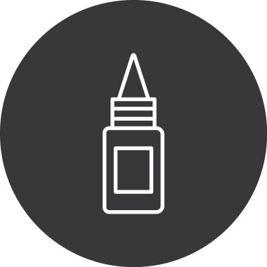 Kalem. Web simgesi basit illüstrasyon