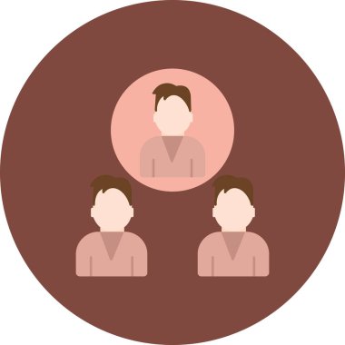 insanlar simge vektör illüstrasyonu