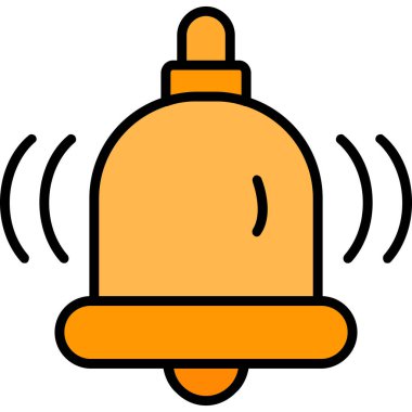 Çan ikonunu ara. çan vektör simgesi rengi izole edildi
