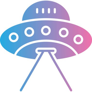 ufo. Web simgesi basit illüstrasyon