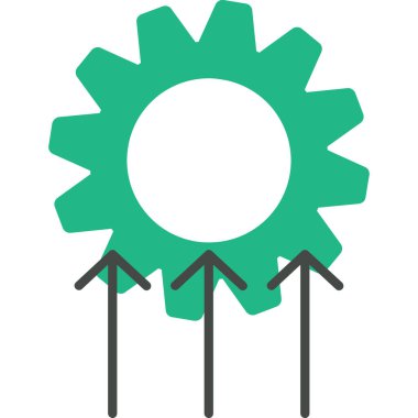 Teçhizat Web simgesi basit illüstrasyon