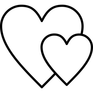 Kalp simgesi, anahat stili