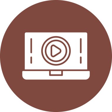 Dizüstü bilgisayarın, bilgisayarın, müziğin vektör simgesi