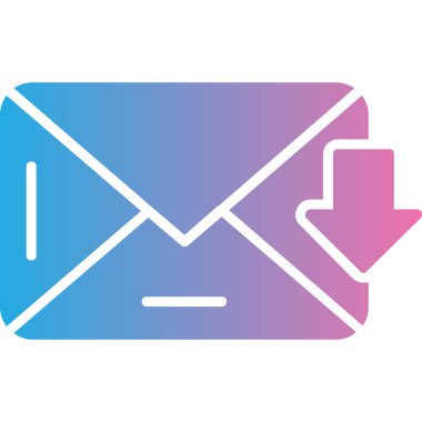 E-posta. Web simgesi vektör illüstrasyonu