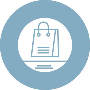 çanta simgesi vektör illüstrasyonu