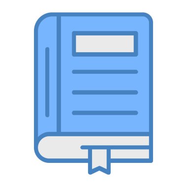 Kitap. Web simgesi basit tasarım