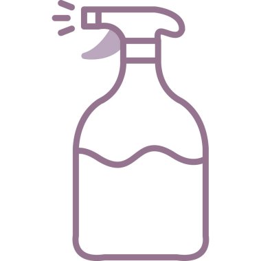 Şişe simgesi. Vektör İllüstrasyonu