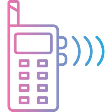 radyo simgesi vektör illüstrasyonu