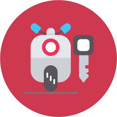 Robot simgesinin vektör illüstrasyonu